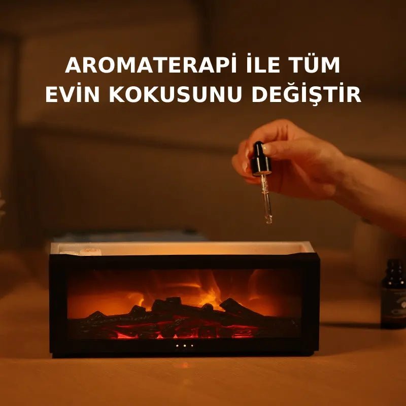 Alevli Şömine Hava Nemlendirici