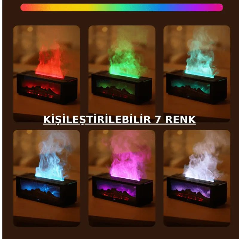 Alevli Şömine Hava Nemlendirici